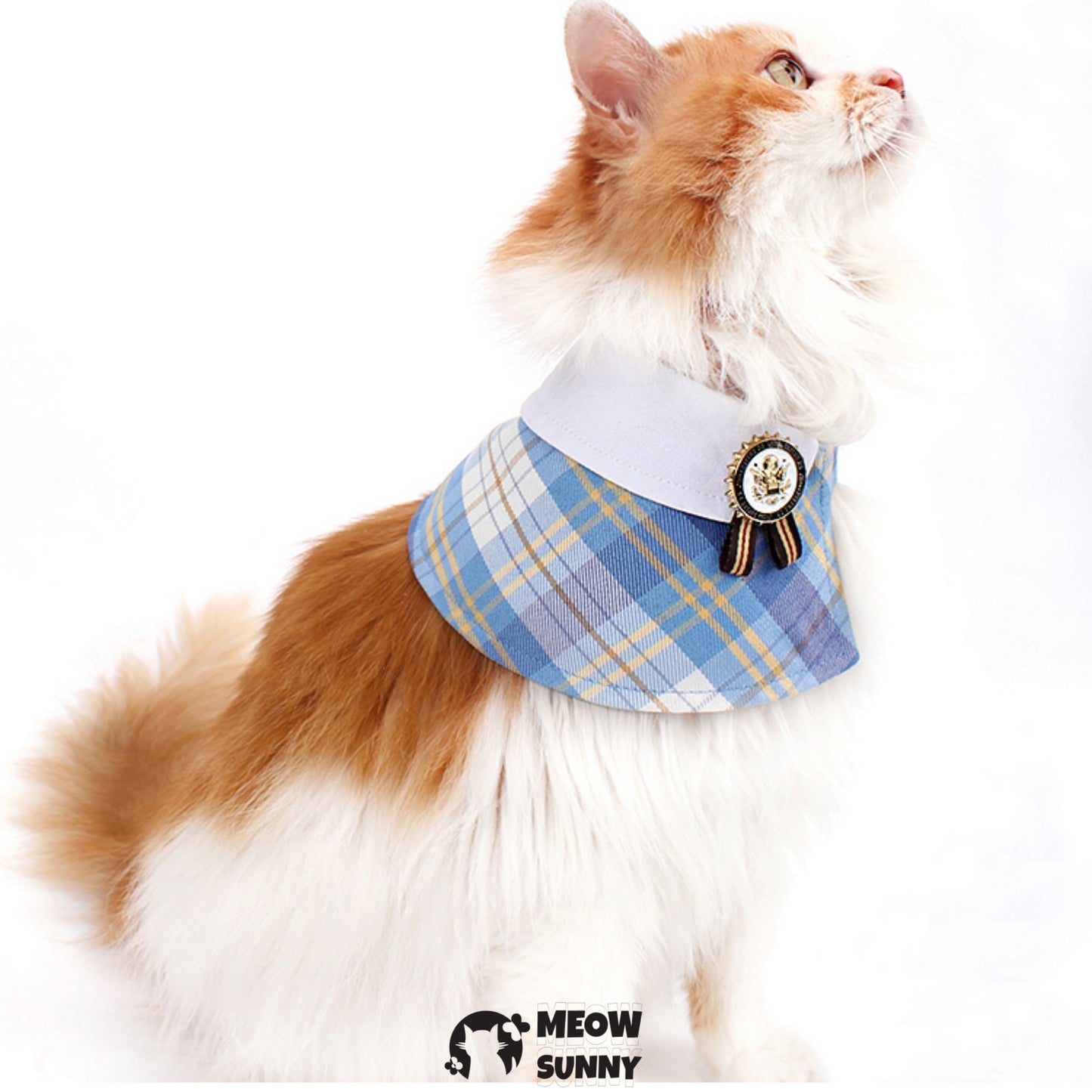 Elegant Dog & Cat Cape Plaid Holiday Pajama