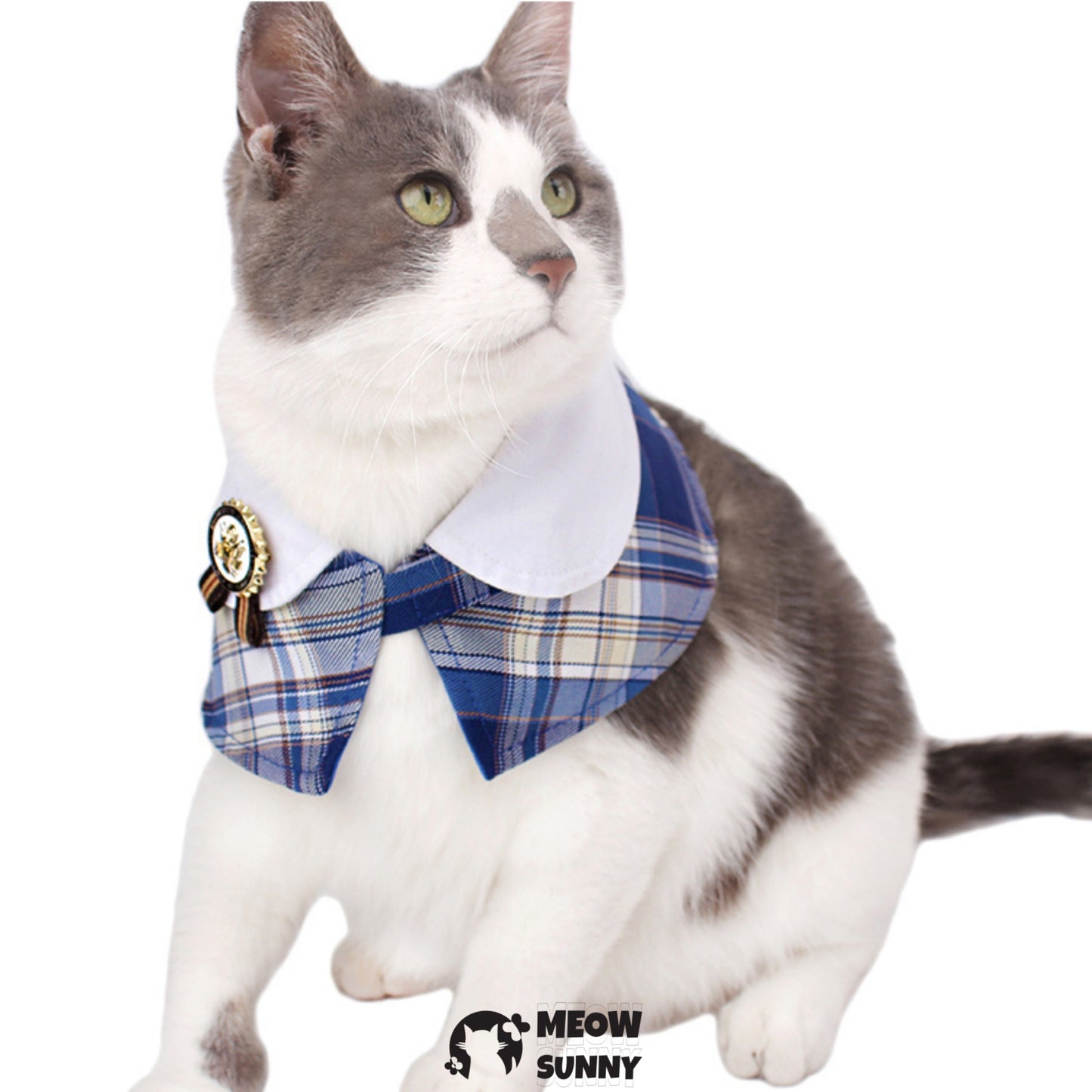 Elegant Dog & Cat Cape Plaid Holiday Pajama