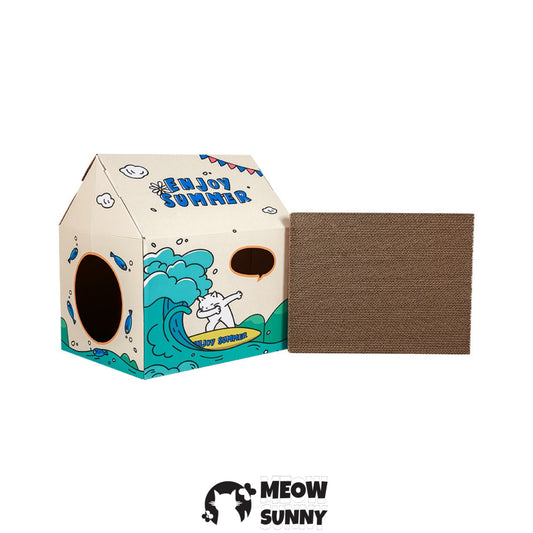 Height 60cm Milk Carton Cat Scratching Board