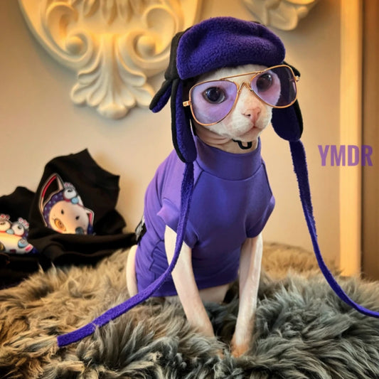 Hairless cat Devon summer pure cotton elastic thin vest air conditioning clothing