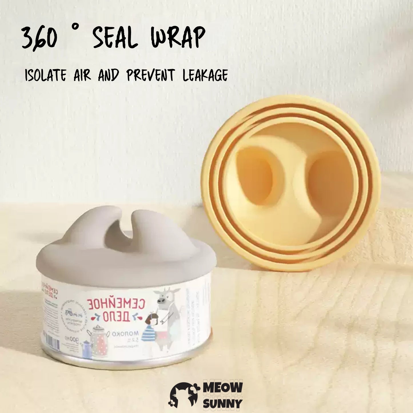 Pet Food Can Lid& Can Opener,Cat Food Spoon for Wet Food