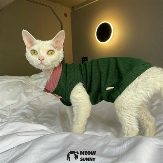 Breathable Summer Stretchable Pet Shirt for Cats