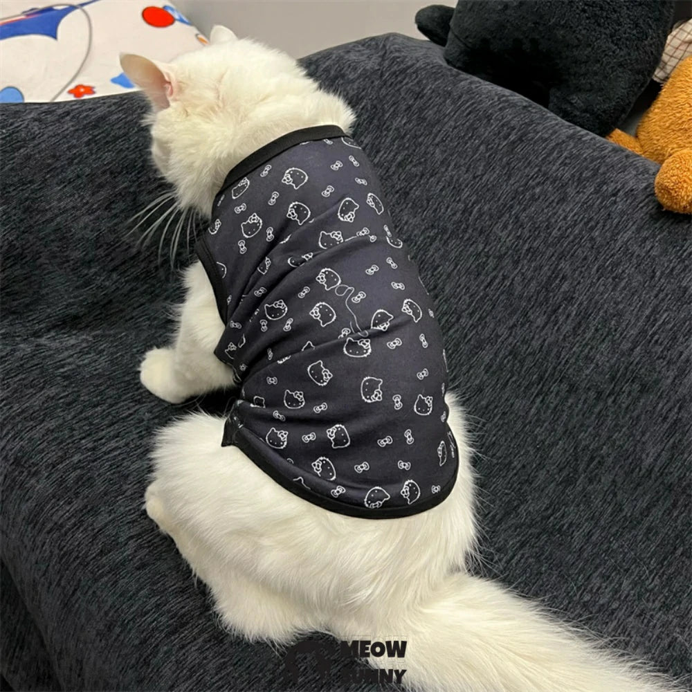 Cat Clothes Season Cute Camisole Style