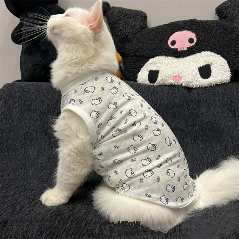 Cat Clothes Season Cute Camisole Style