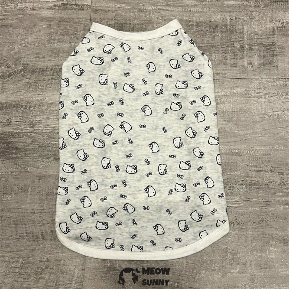 Cat Clothes Season Cute Camisole Style