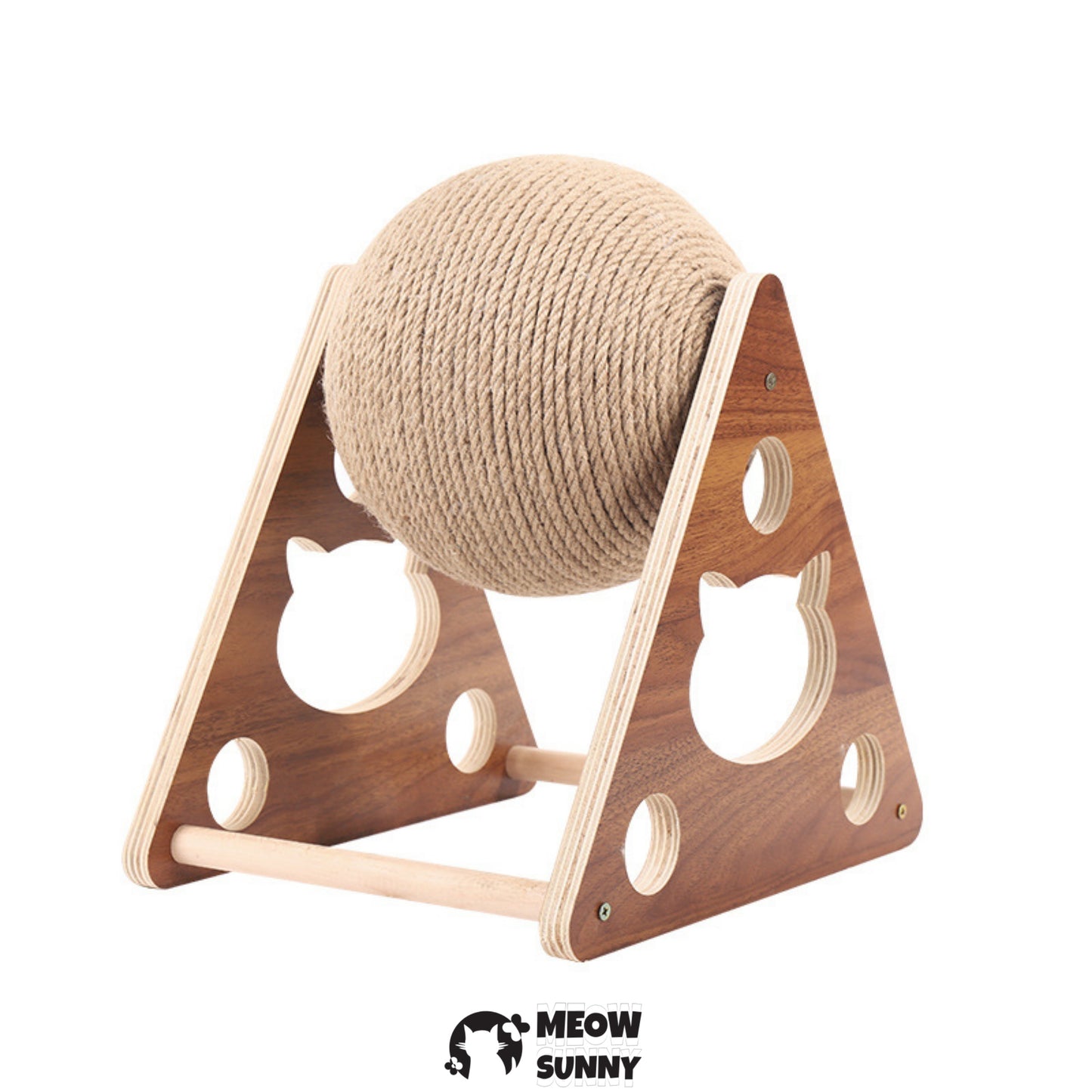 Cat Scratcher Toy-Cat Scratcher Ball Natural Sisal Cat Scratching Ball