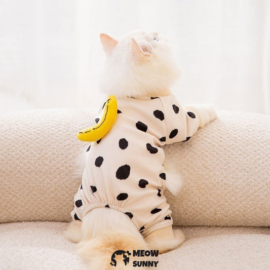 Cow Print Dog Pajamas – Lightweight, Cozy Four-Legged Outfit