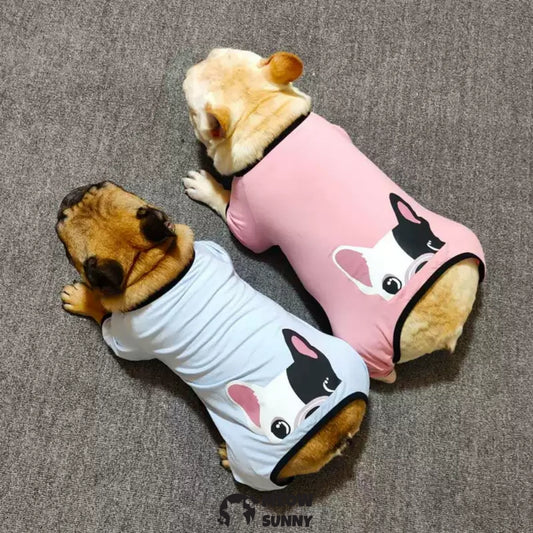 Cozy Pet Jammies Breathable Colorful Jumpsuit for Small Dogs