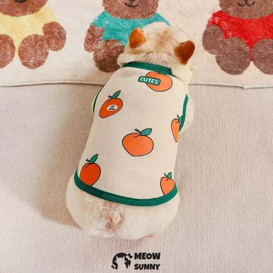 Cute French Bulldog Clothes Plush Warm Vest