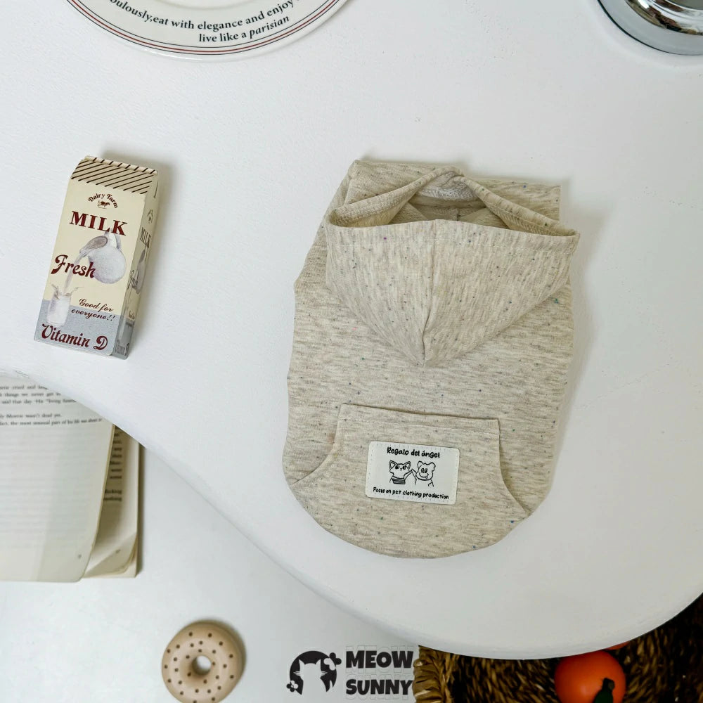 Devon cat clothes spring and autumn new casual cotton color dot sweatshirt