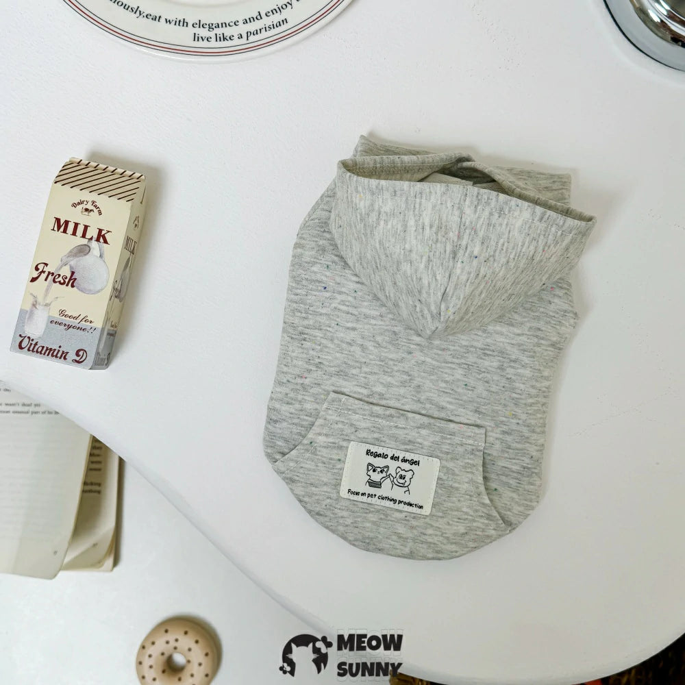 Devon cat clothes spring and autumn new casual cotton color dot sweatshirt