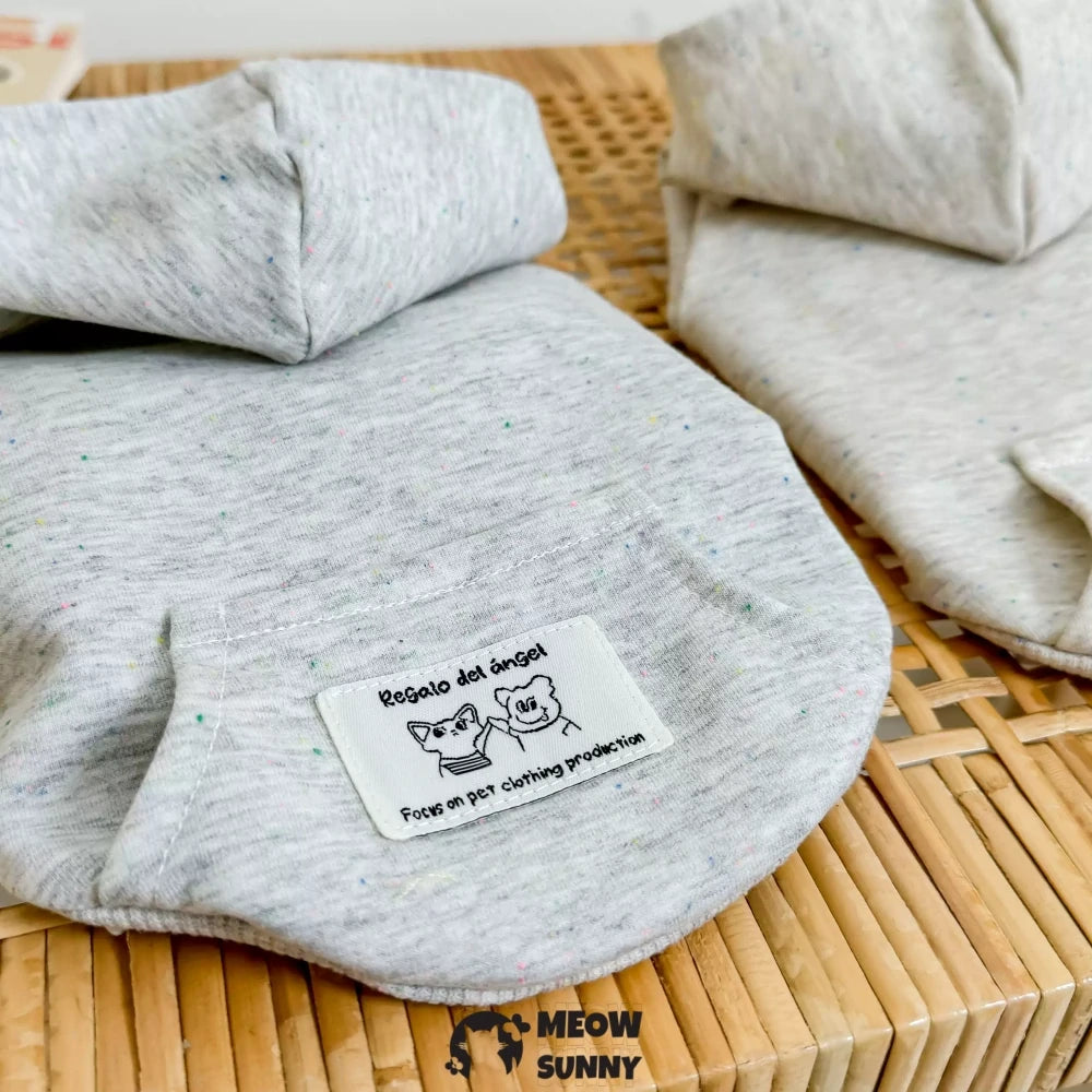 Devon cat clothes spring and autumn new casual cotton color dot sweatshirt