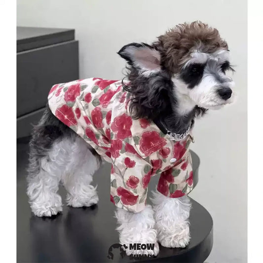 Dog Clothes Korean Style Vacation Style Summer Shirt