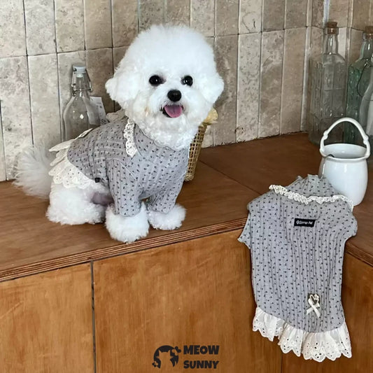 Dog Clothes Small and Medium Dog Knitted Warm Sweater Maltese Bichon Vest