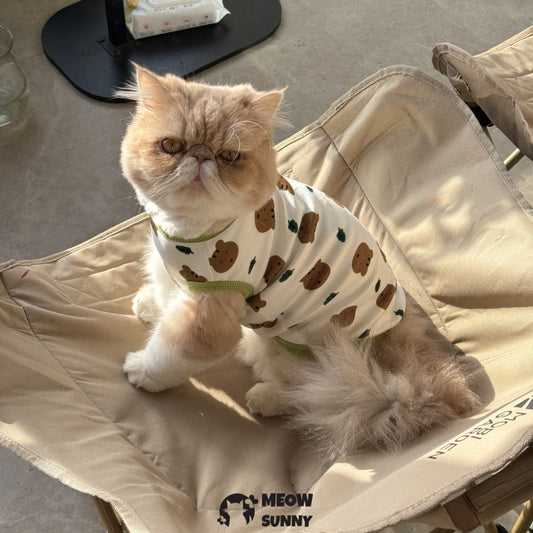 Dog Summer Puppy Printed Clothes Soft and Breathable Dogs T-Shirts