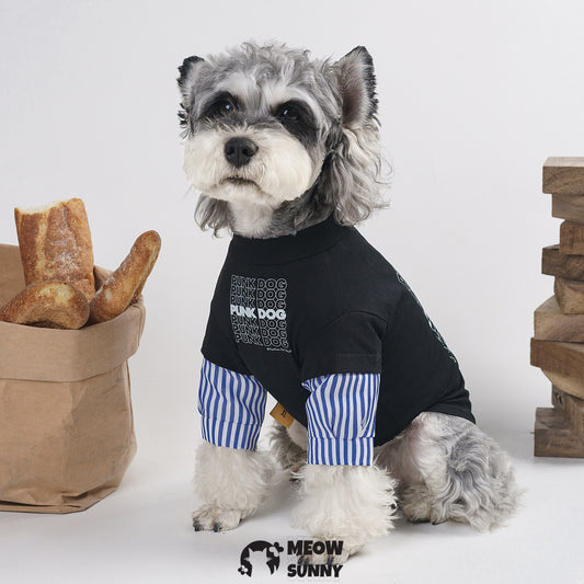 Dog Soft Breathable Cotton Popular Black Shirt