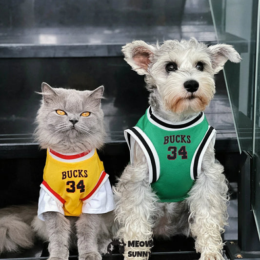 Dog clothes Summer thin breathable air jersey Sun protection clothes