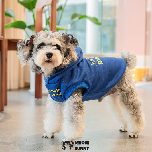 Dog soft breathable cotton popular autumn and winter warm hoodie