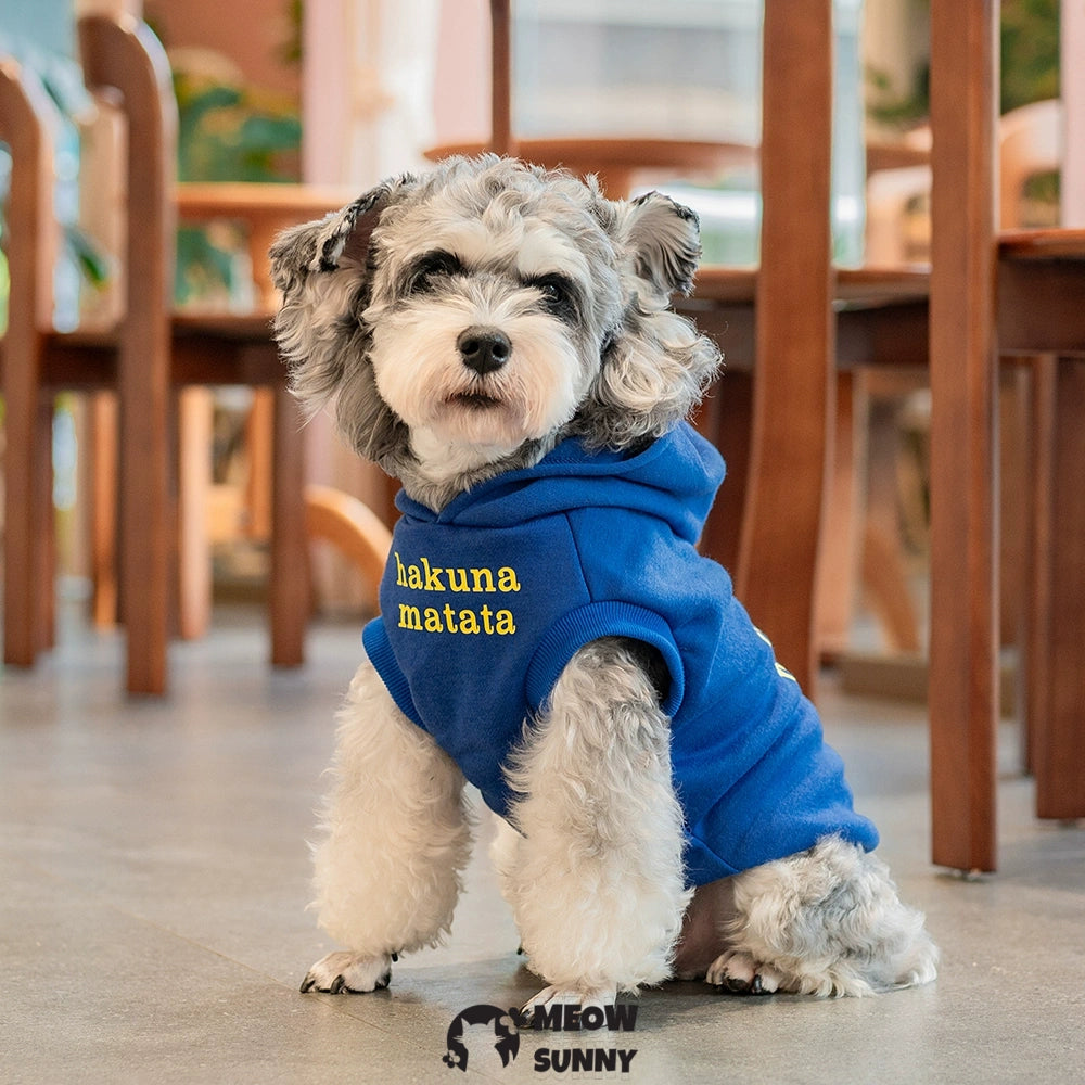 Dog soft breathable cotton popular autumn and winter warm hoodie
