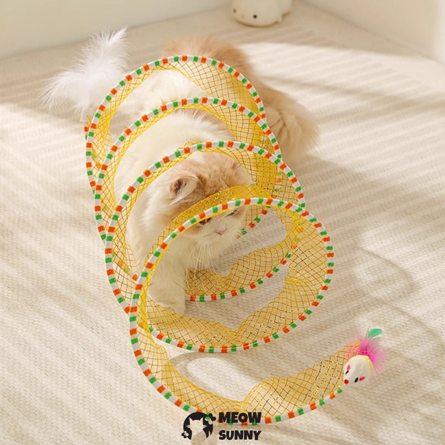Folding Cat Tunnel Pet Toys