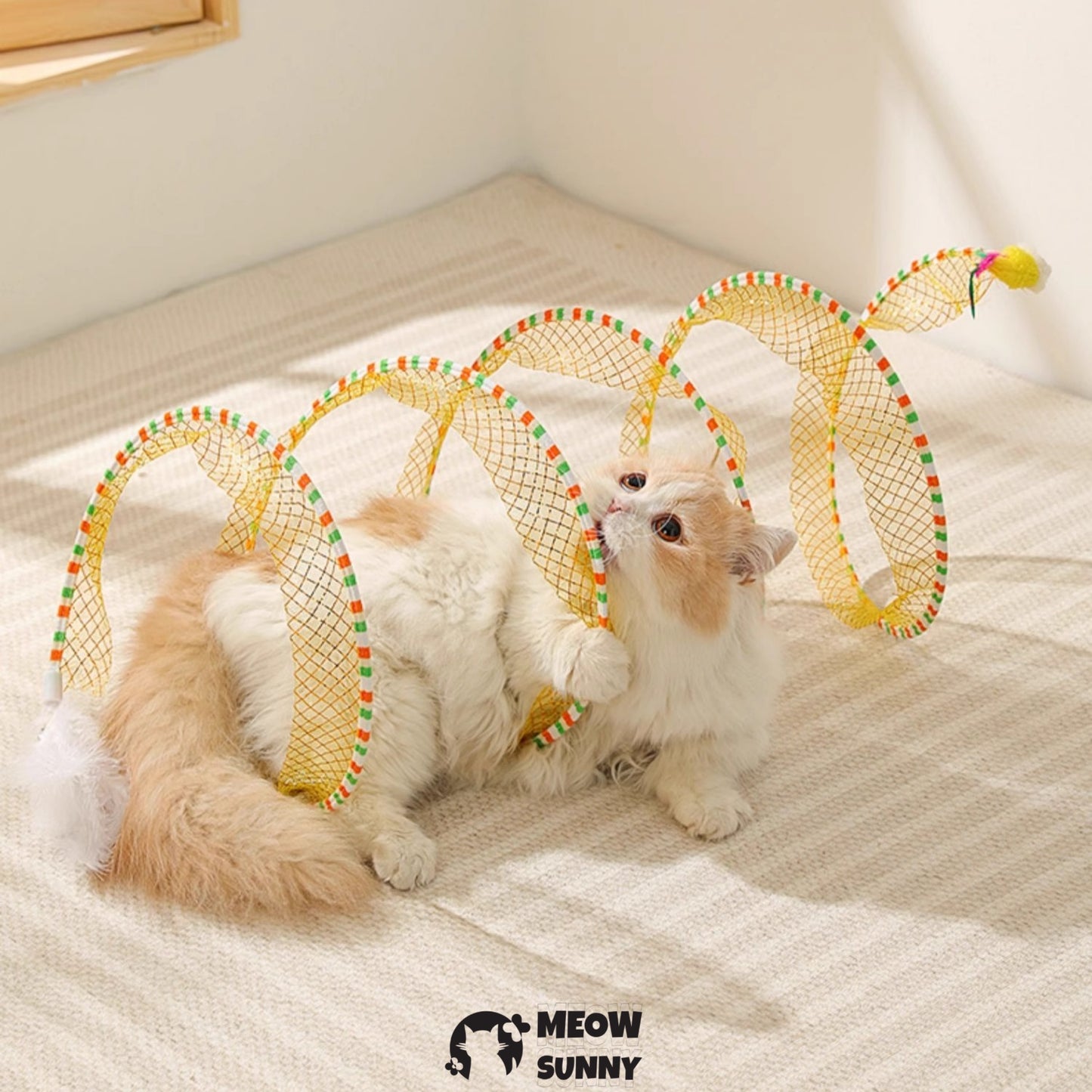 Folding Cat Tunnel Pet Toys