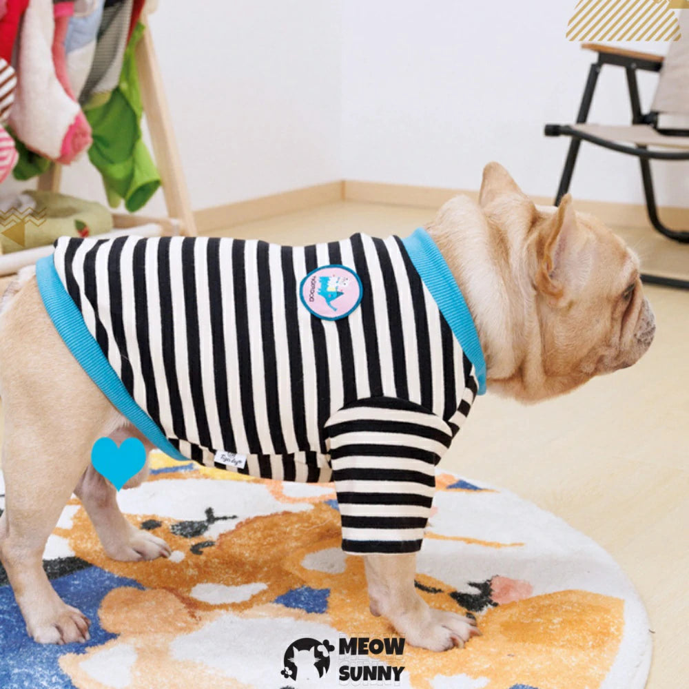 French Bulldog hoodie, dog-print undershirt