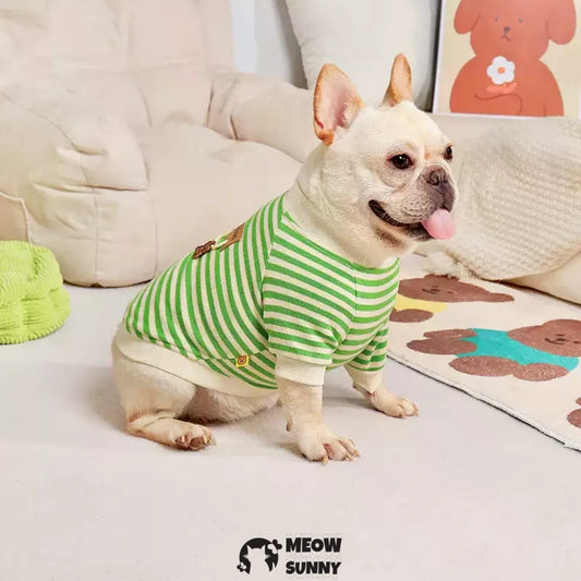 French bulldog clothes Shiba Inu Pug Bulldog spring and autumn clothes