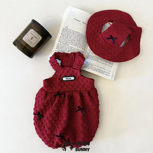 Hairless cat clothes Hepburn style retro pumpkin skirt suspenders