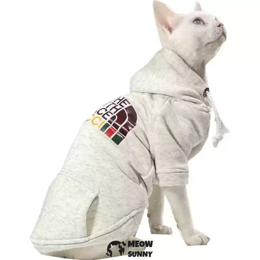 Hairless cat clothes plus velvet warm cotton sweatshirt