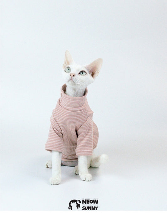 Ribbed Henley Dog & Cat T-Shirt, Small
