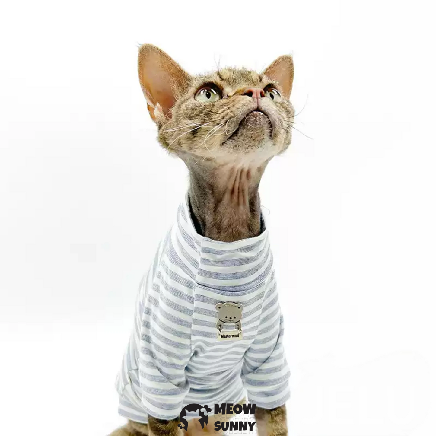 Fashion Ribbed Dog & Cat T-Shirt, Gray, Small