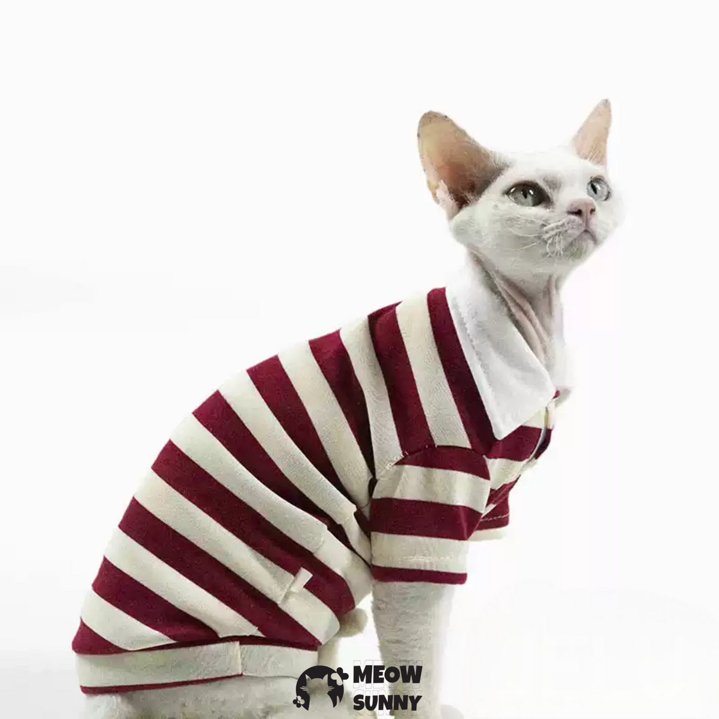 Fashion Striped Dog & Cat Hoodie, Small