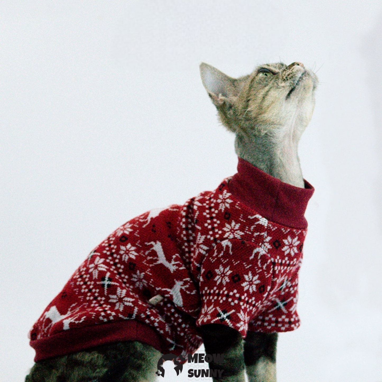 Fleece Lined Dog & Cat Hoodie, Red, Medium