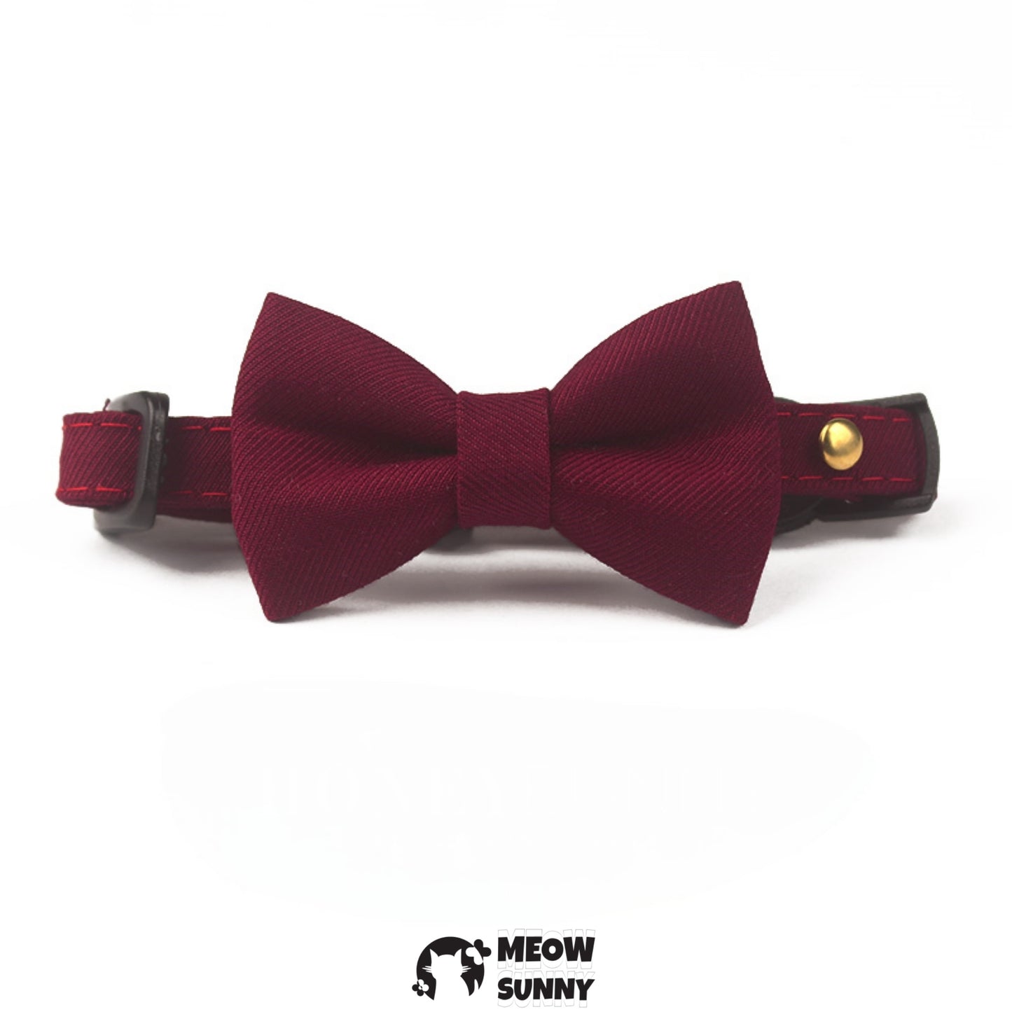 Mimi Holiday Velveteen Bow Tie Dog &Cat Collar Accessory