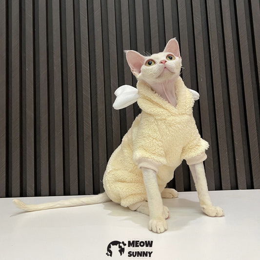 Little Bee Design Sphynx Hairless Cat Clothes Cute Breathable