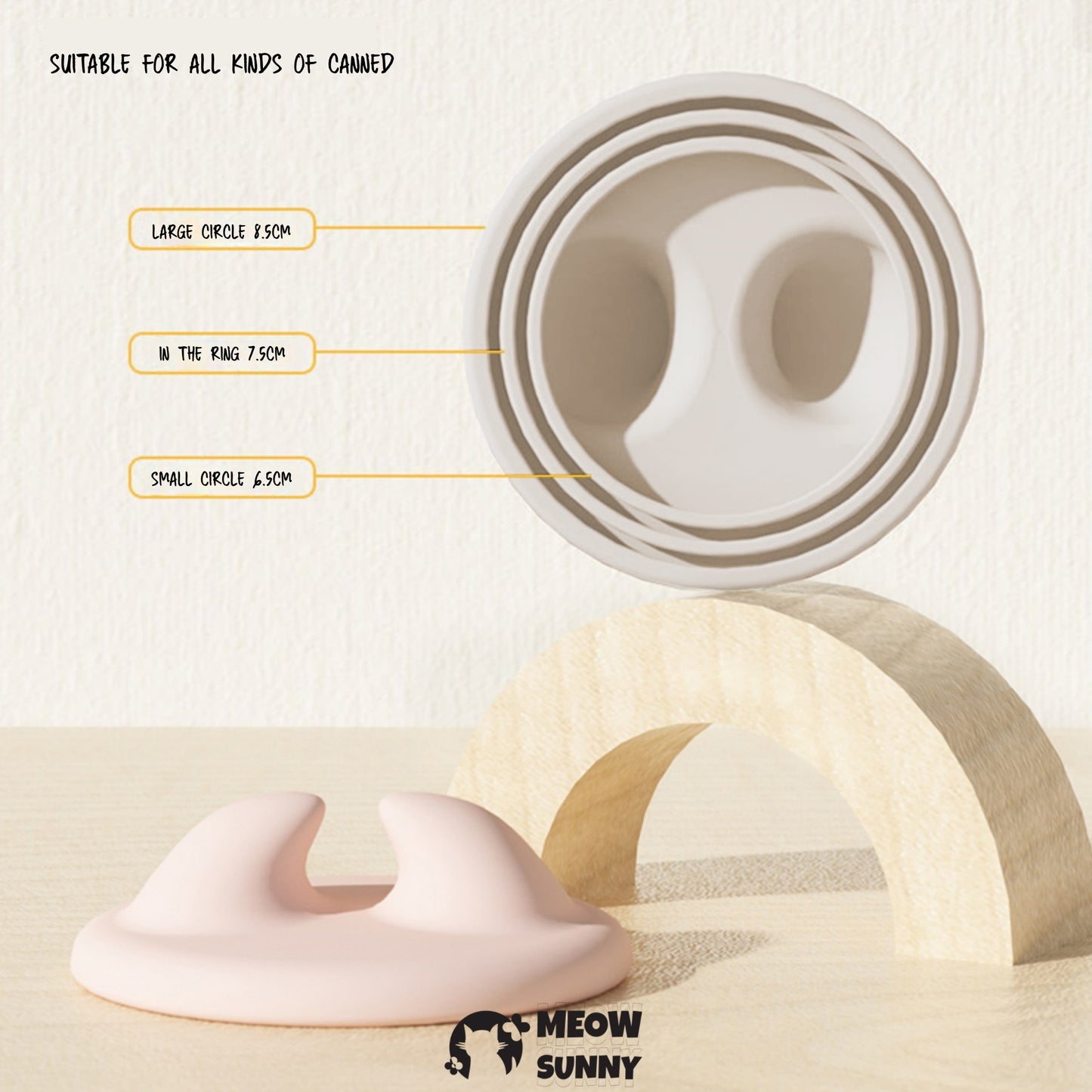 Pet Food Can Lid& Can Opener,Cat Food Spoon for Wet Food