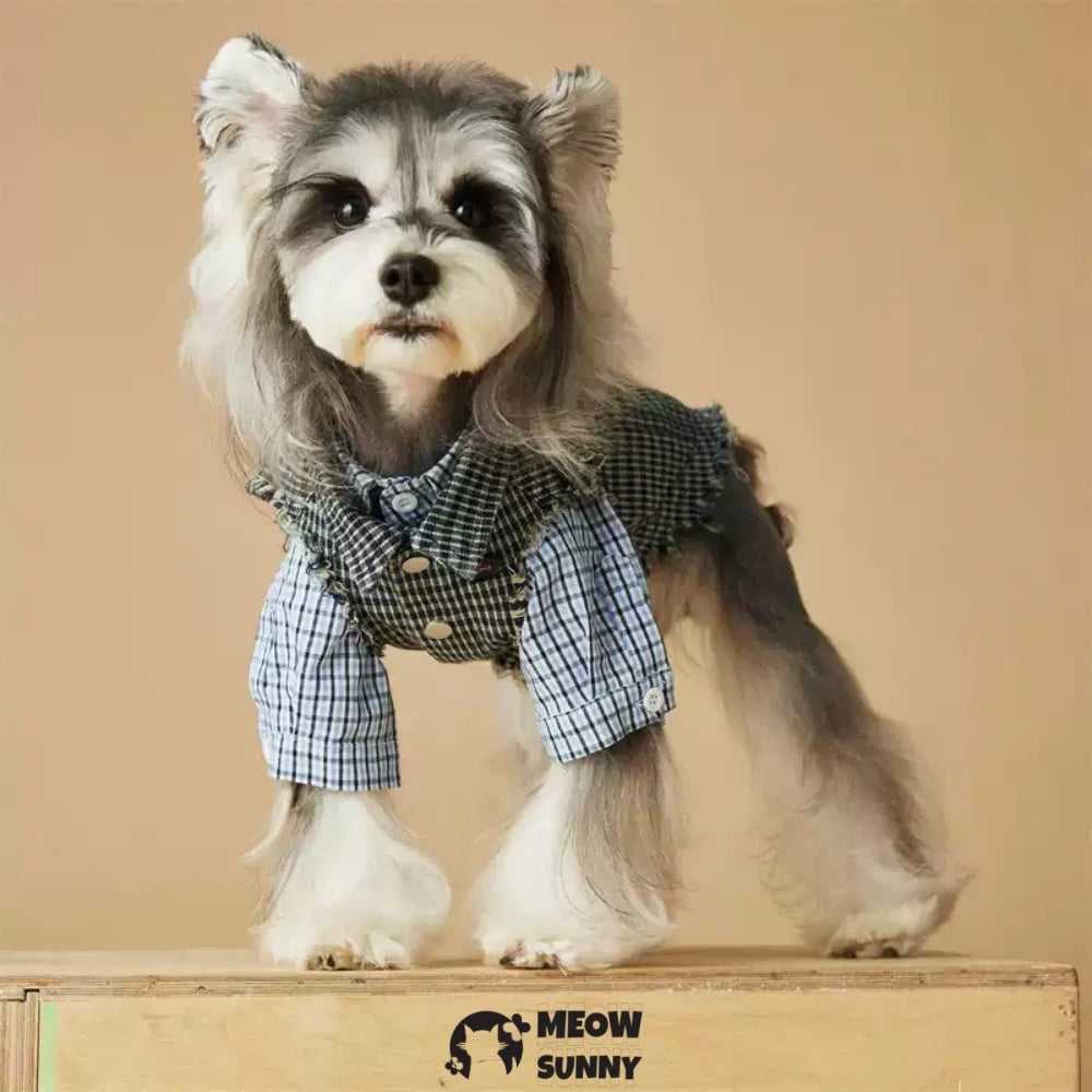 Pet Clothes Puppy Sleeveless Shirt Denim Vest