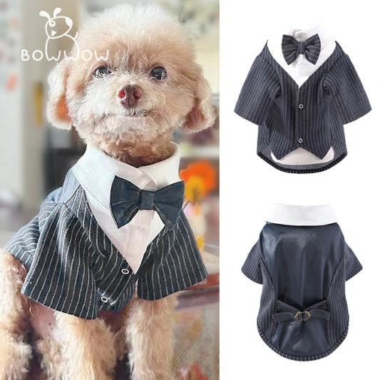 Pet Clothes for Small and Medium Dogs Suit Dress Wedding Dress