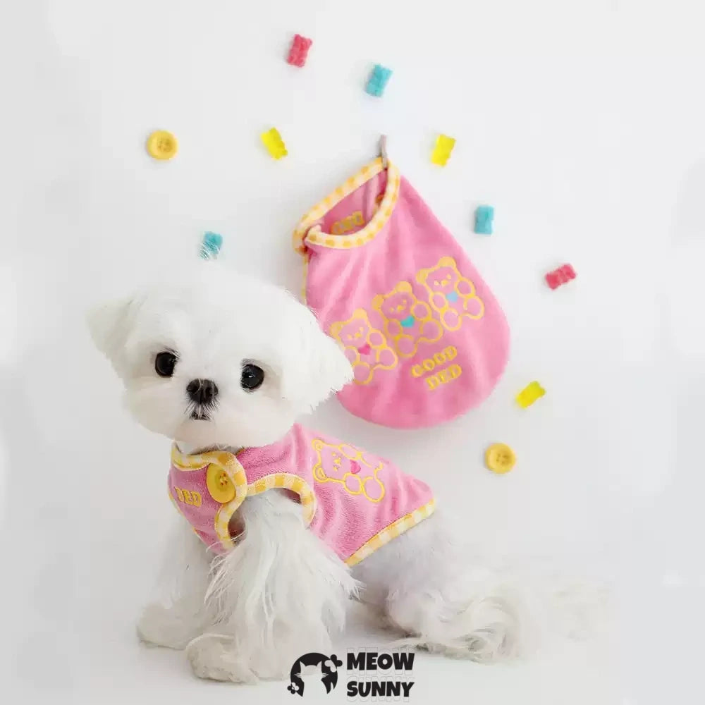 Pet clothes, dog home wear, sleeveless vest