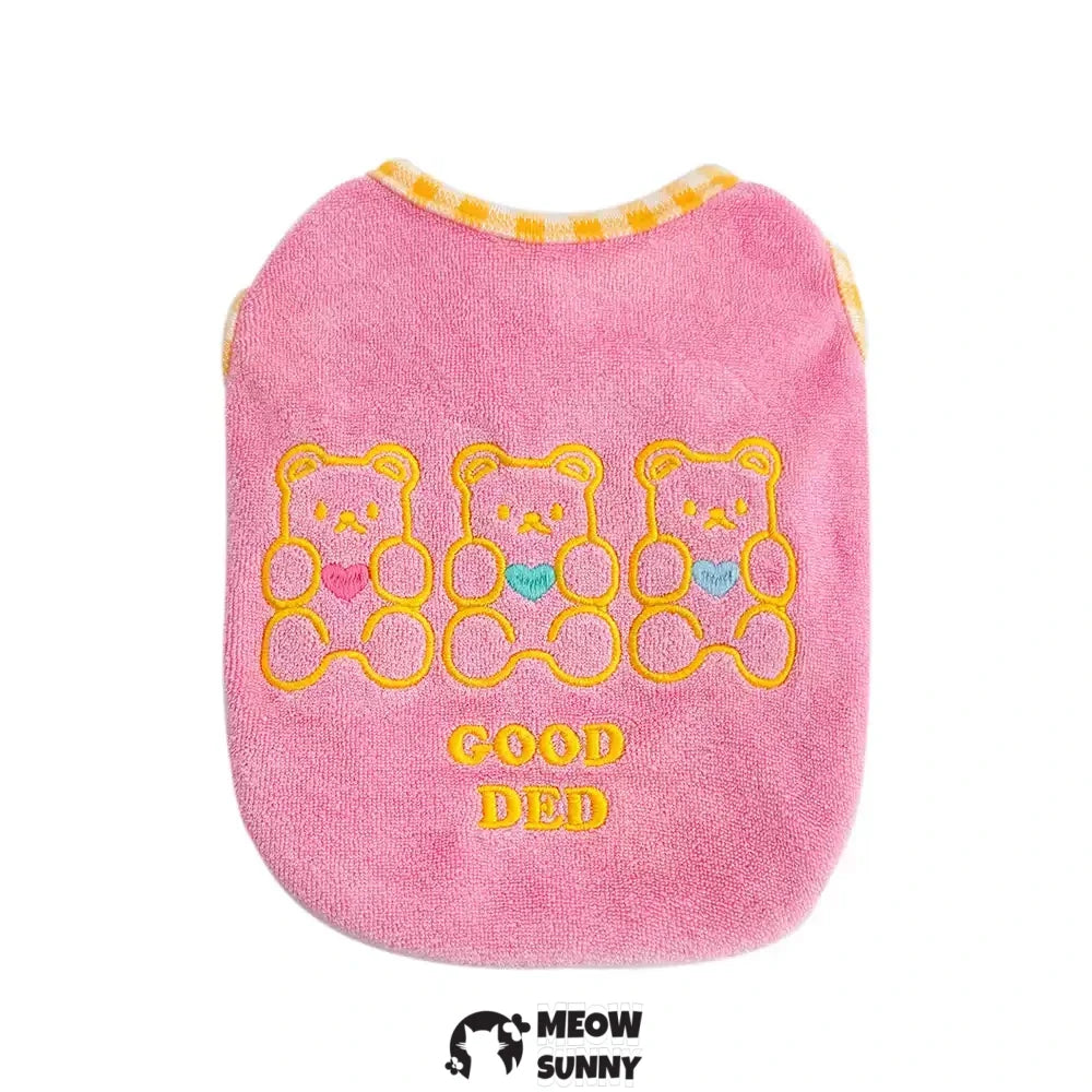 Pet clothes, dog home wear, sleeveless vest