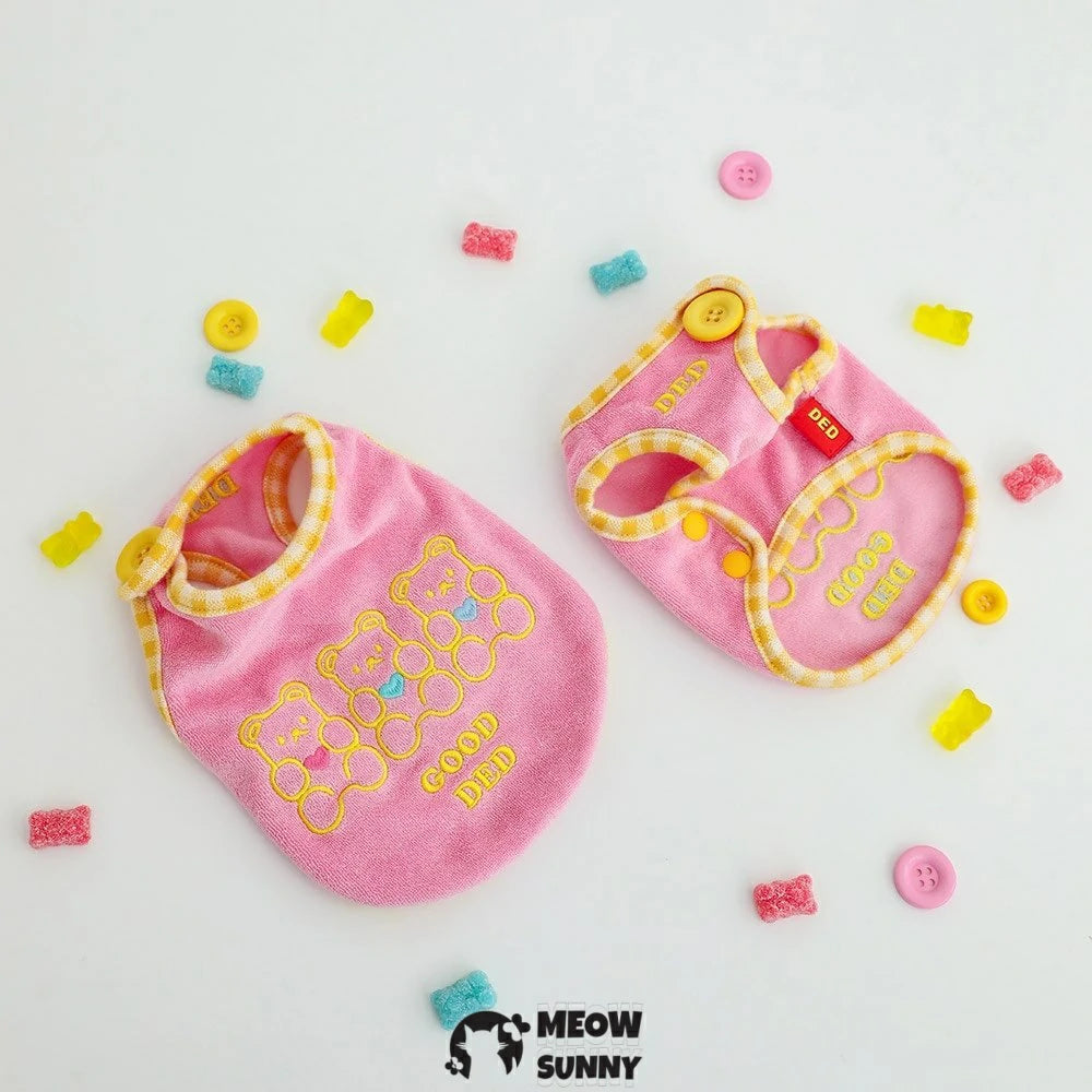 Pet clothes, dog home wear, sleeveless vest