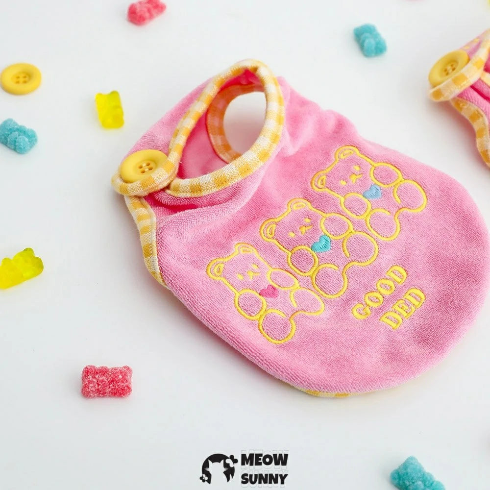 Pet clothes, dog home wear, sleeveless vest