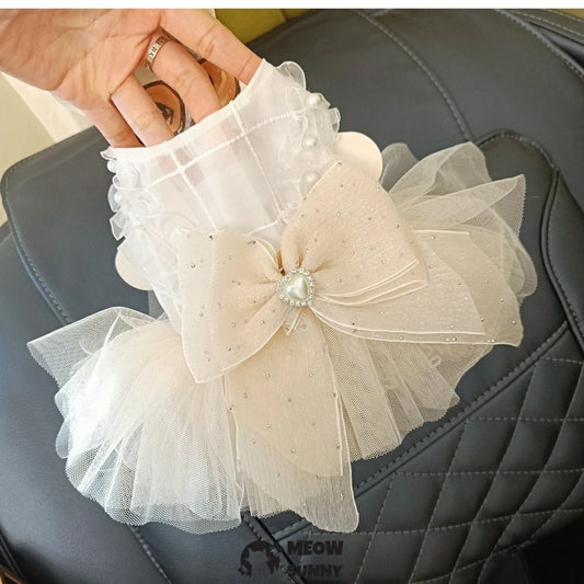 Pet clothes dog skirt summer dress princess skirt