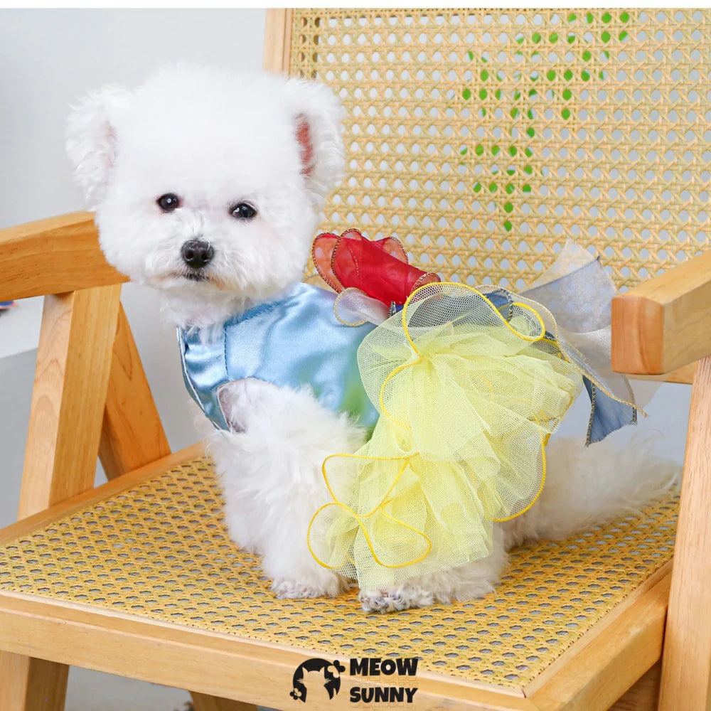 Princess Tulle Dress Pet Clothes Dog Princess Dress