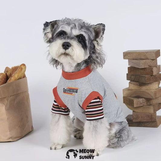 Retro Popular Summer Thin Dog Comfortable Fashion T-shirt