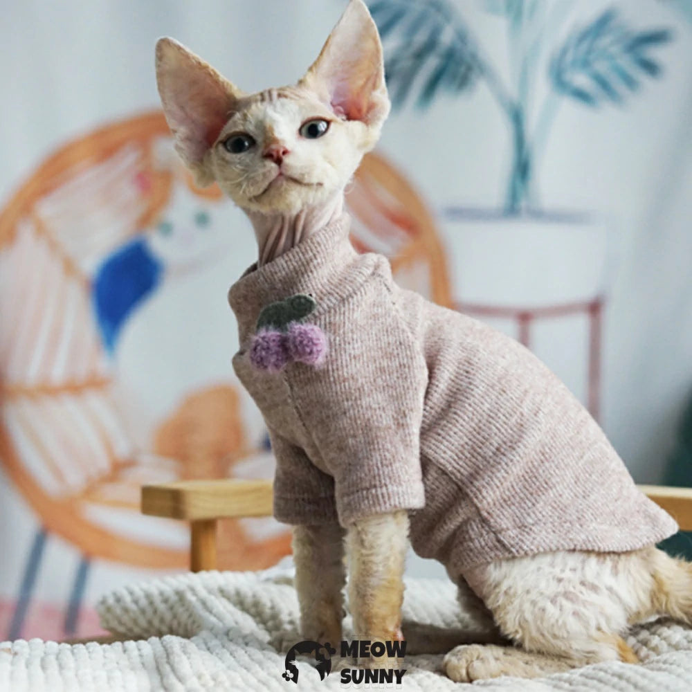 Sphinx Spring and Autumn Warm Stretch Knitted Sweater Cat Clothes