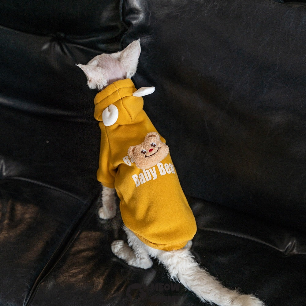 Sphynx Cat Apparel Kitty Hoodie Autumn and Winter Hairless Cat Outfits