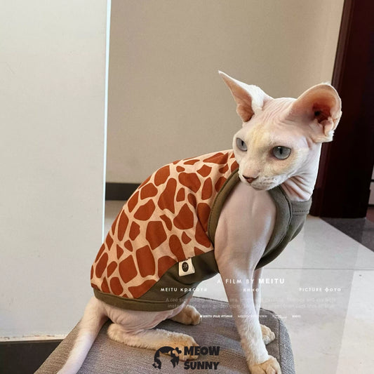 Sphynx Cat Vest - Stylish, Trendy, Cute Redbook Pet Clothing