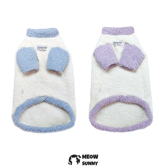Sphynx Double-Sided Fleece Sweater, Soft Warm Winter Jumpsuit Sweater