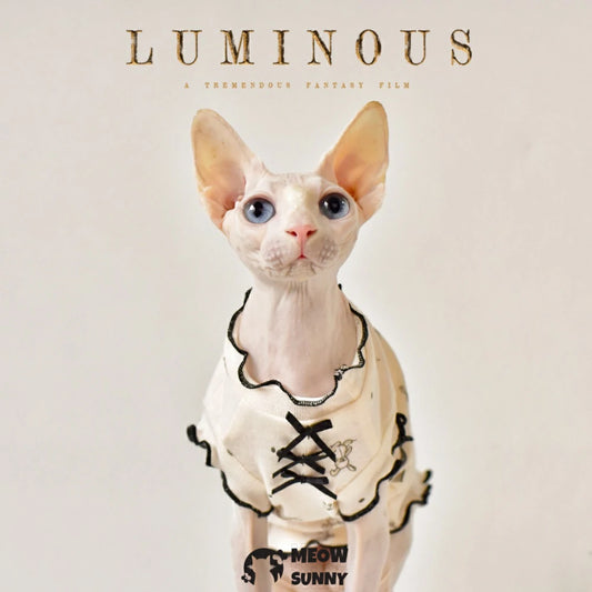 Sphynx Hairless Cat Summer Lightweight Cool Sleeveless Vest